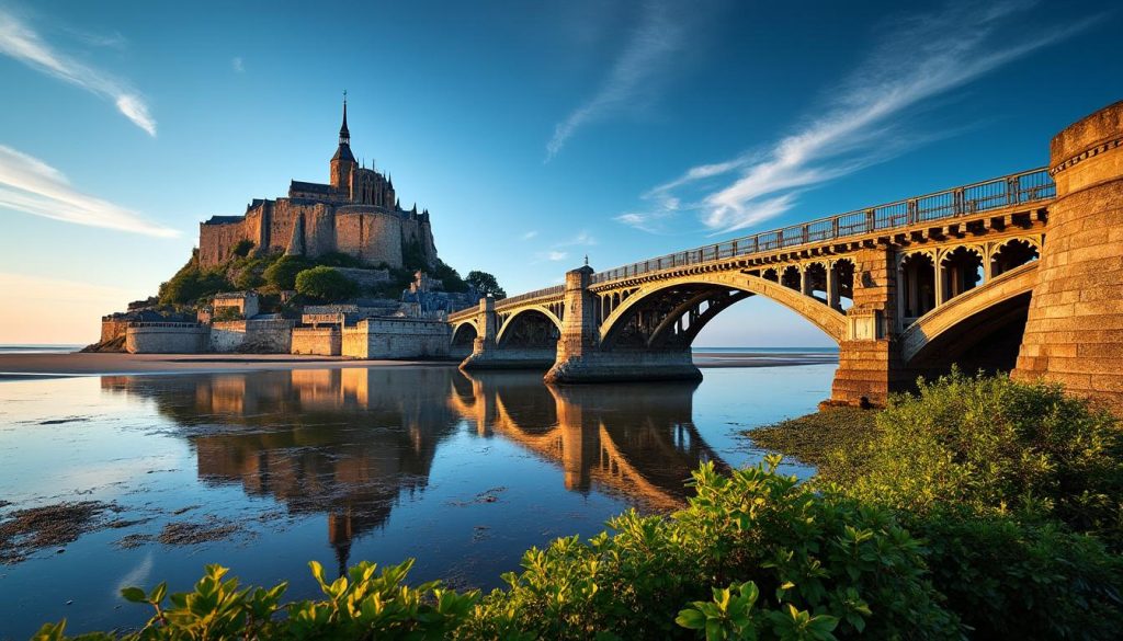 explorez l'histoire fascinante et l'architecture unique du pont piétonnier du mont saint-michel, un chef-d'œuvre alliant tradition et modernité.