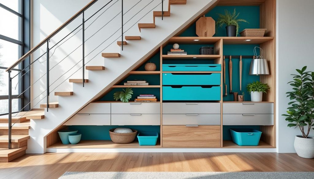 découvrez comment aménager et optimiser le rangement sous votre escalier pour maximiser l'espace et organiser efficacement votre intérieur.