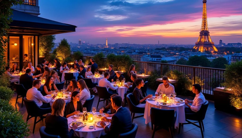 découvrez le ciel de paris, un restaurant offrant une vue imprenable sur la capitale pour une expérience gastronomique inoubliable.