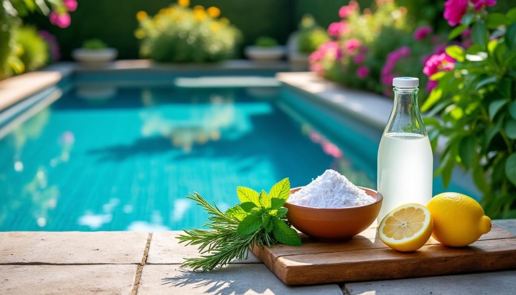 découvrez des remèdes de grand-mère efficaces pour éliminer l'eau verte de votre piscine et retrouver une eau claire naturellement.