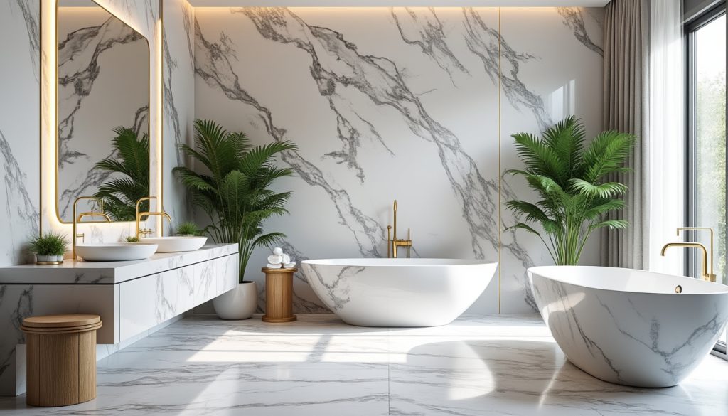 découvrez comment intégrer le marbre dans votre salle de bain pour créer un espace élégant et raffiné, alliant esthétique et fonctionnalité.