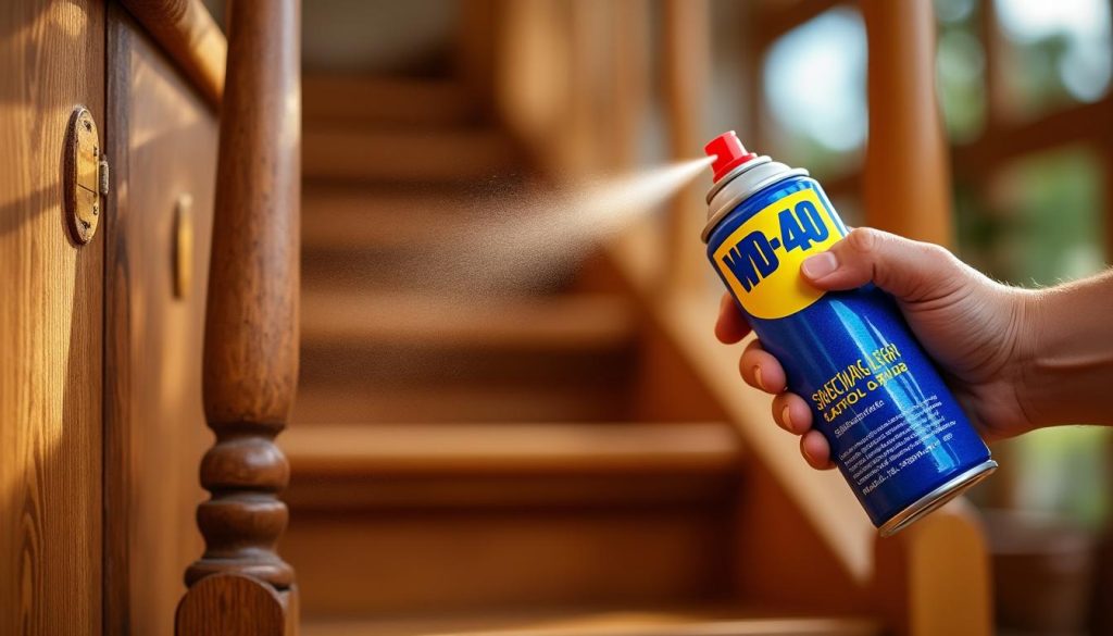 découvrez comment utiliser wd-40 efficacement pour arrêter les grincements de votre escalier et profiter d'une maison silencieuse et agréable.