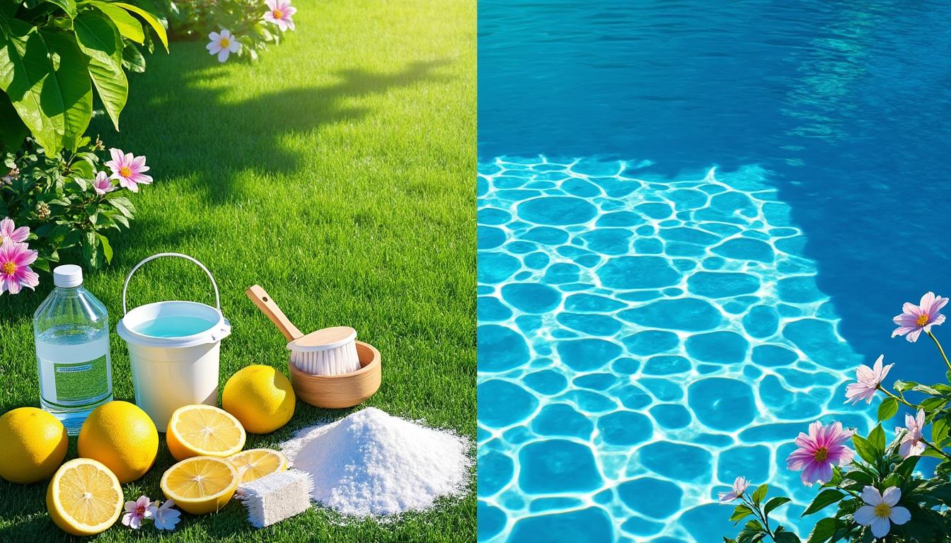 découvrez des remèdes de grand-mère efficaces pour éliminer l'eau verte de votre piscine et retrouver une eau claire naturellement sans produits chimiques.