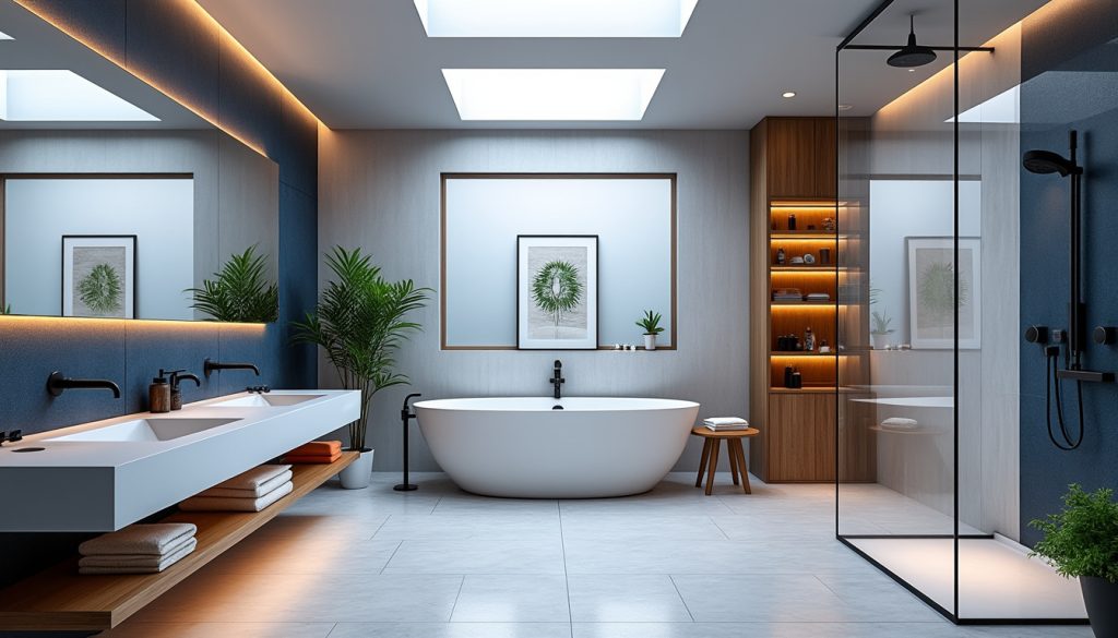 découvrez nos conseils pratiques pour aménager une salle de bain alliant fonctionnalité et esthétique, optimisant l'espace et sublimant votre intérieur.