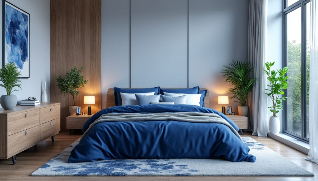 découvrez comment aménager une chambre bleu pour créer un intérieur apaisant, alliant harmonie des couleurs et décoration relaxante.