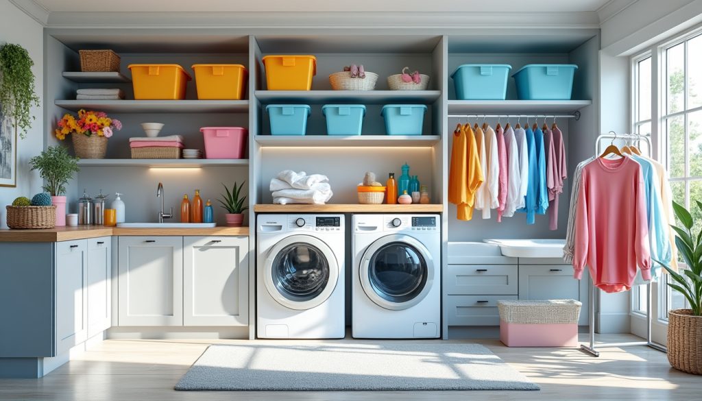 découvrez des idées pratiques et astuces pour aménager une buanderie fonctionnelle, optimisant espace et organisation pour un quotidien facilité.