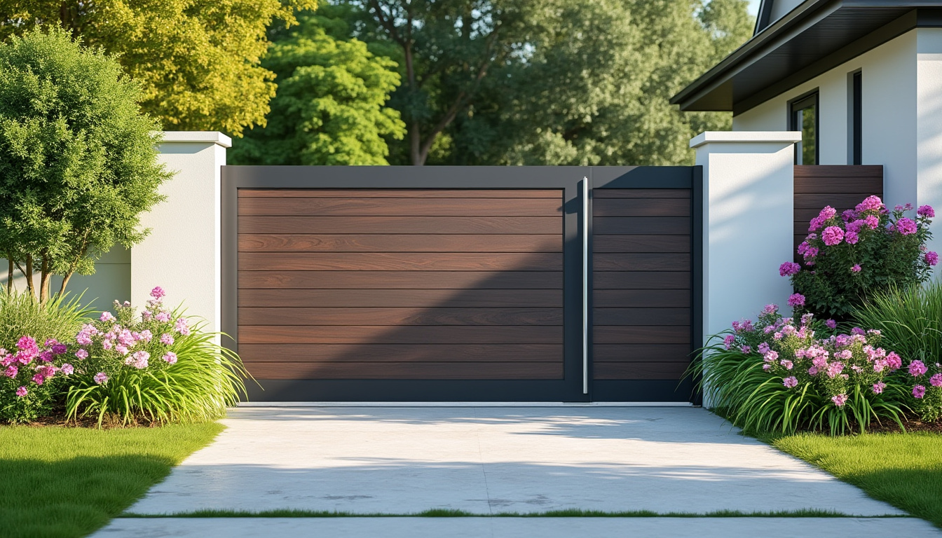 découvrez comment choisir un portail coulissant avec portillon intégré parfaitement adapté à votre jardin pour allier praticité et esthétisme.